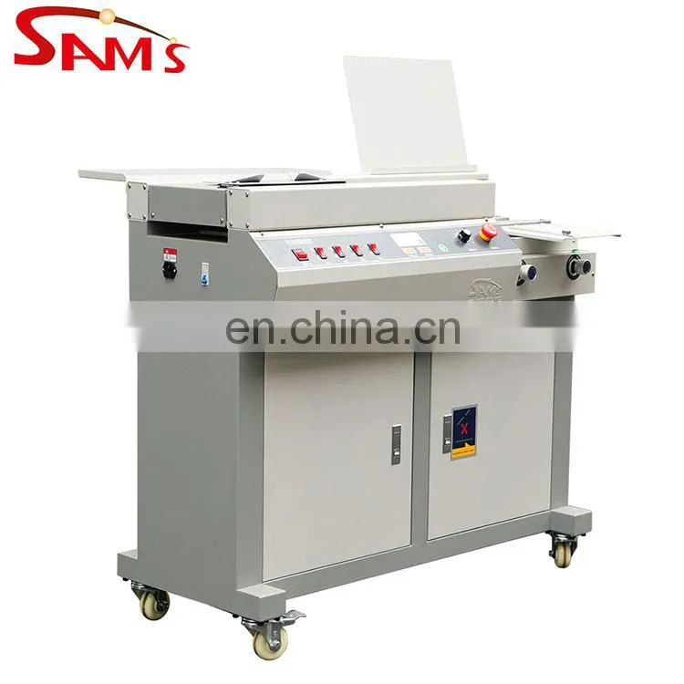 SPB-55HA3 edge binding machine automatic book binder glue perfectly for A3 paper