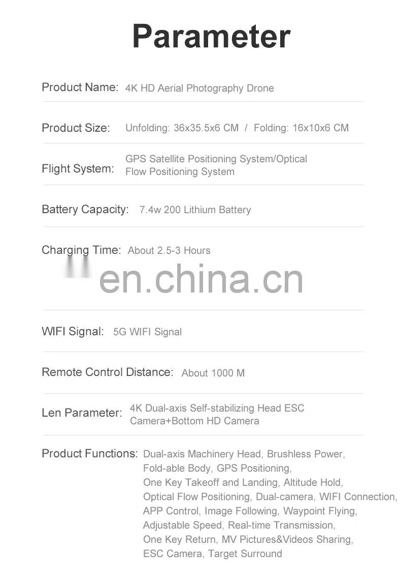 JJRC 2-Axis Gimbal X19 Pro Brushless Motor Obstacle Avoidance Professional Drones with 4K Camera and GPS