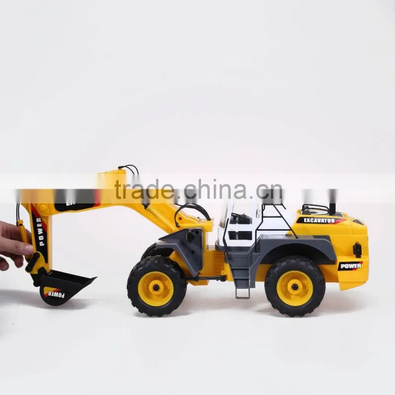 RC 6 channel plastic models toy excavator