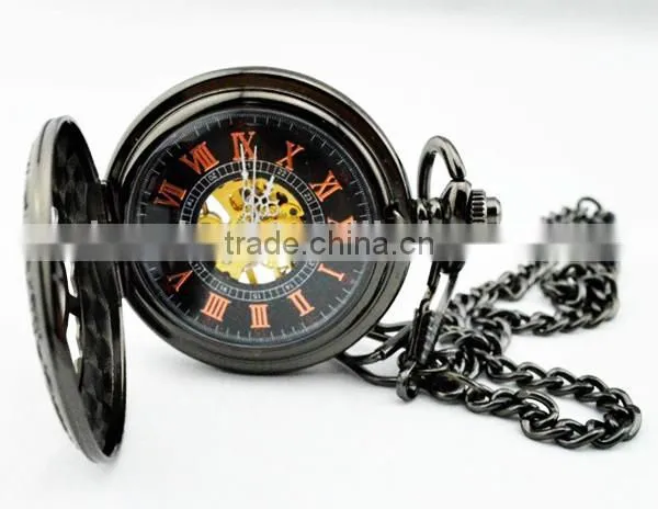 mechanical pocket watch skeleton automatic mechanical watch