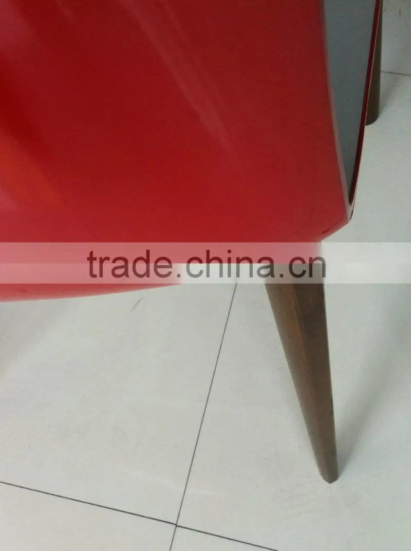 replica famous Contemporary elegant grace design ABS seat Alp Nuhoglu frame wood chair for dining room/living room