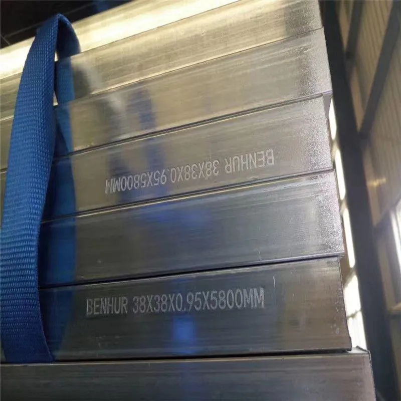 Q235B S235JR Rectangular Mild Carbon Steel Tube ERW Technique EMT Pipe for Structure Cutting Service Included