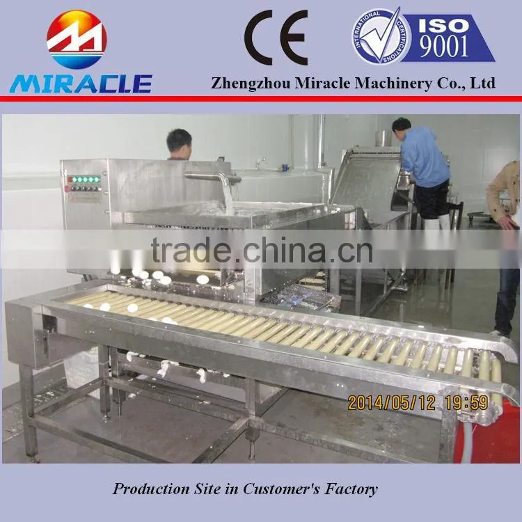 Full stainless steel Hard boiled chicken egg breaking machine