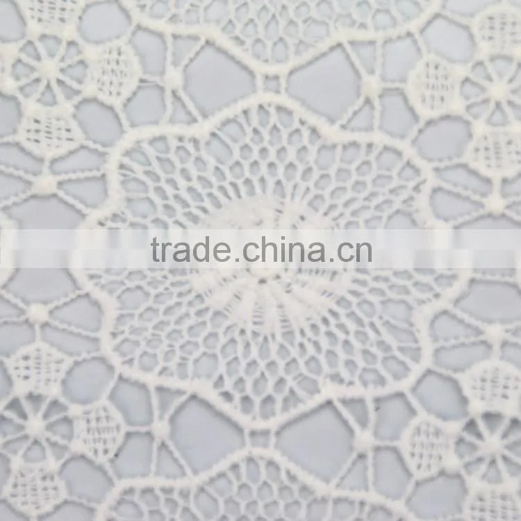 Factory price high quality water soluble printing mesh embroidery fabrics for bridal dress