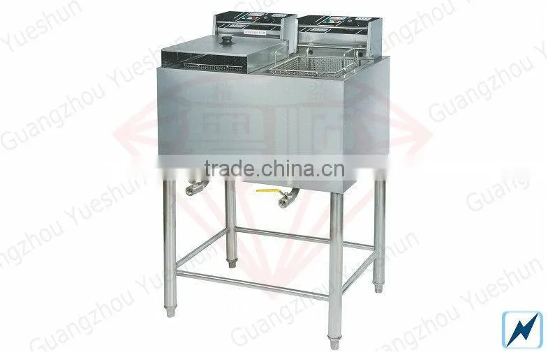 2 tank 2 basket tornado potato deep fryer