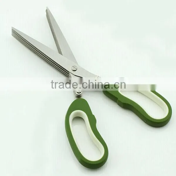 Durable use Best selling herb scissors 5 blades herb scissors kitchen scissors Kitchen Shears