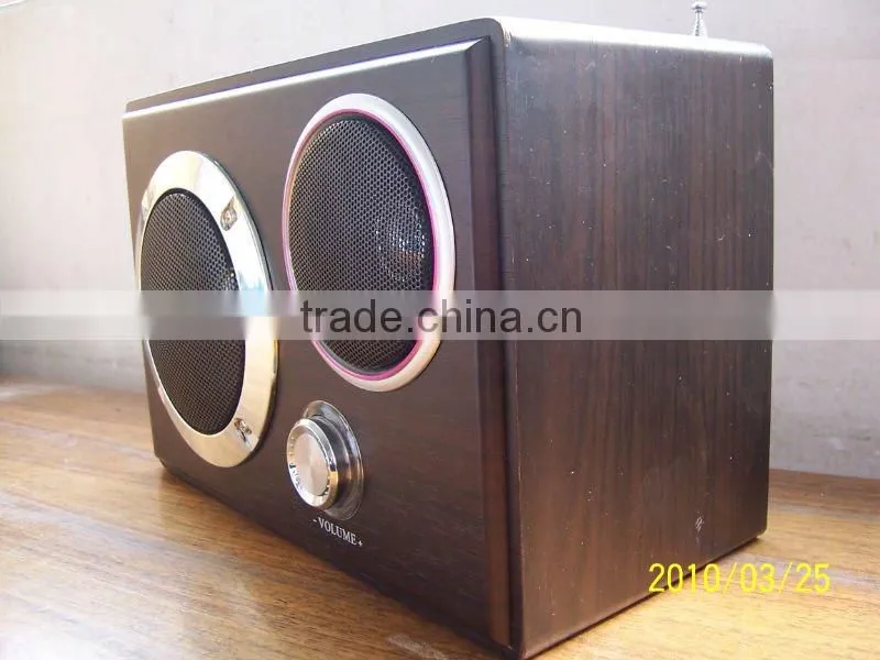 Wooden speaker sound box