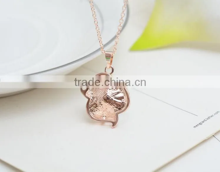 Rose form the European and American necklaces earrings bridal wedding banquet set wedding dress accessories