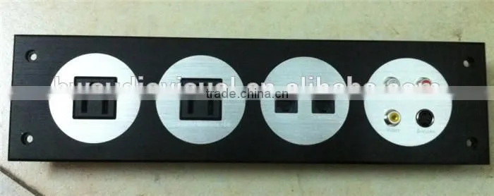 Aluminum Alloy Data Desk Outlet On Conference Table