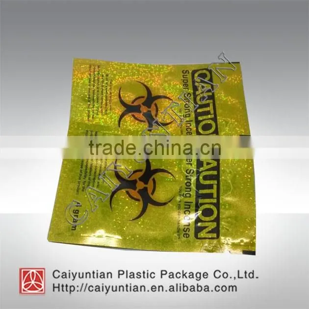 aluminium super strong incense packing bag