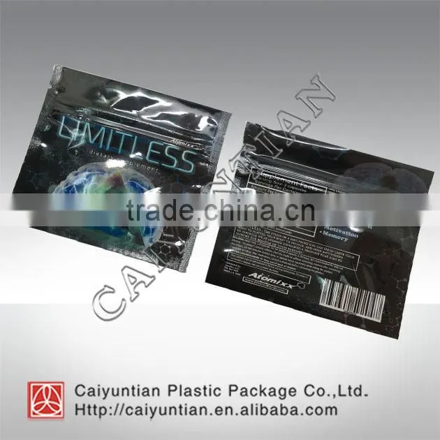 orange mask plastic packing bags / foil bags