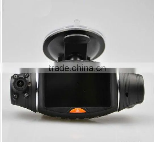 2.7" TFT LCD GPS Logger full hd 1080p dual camera car dvr