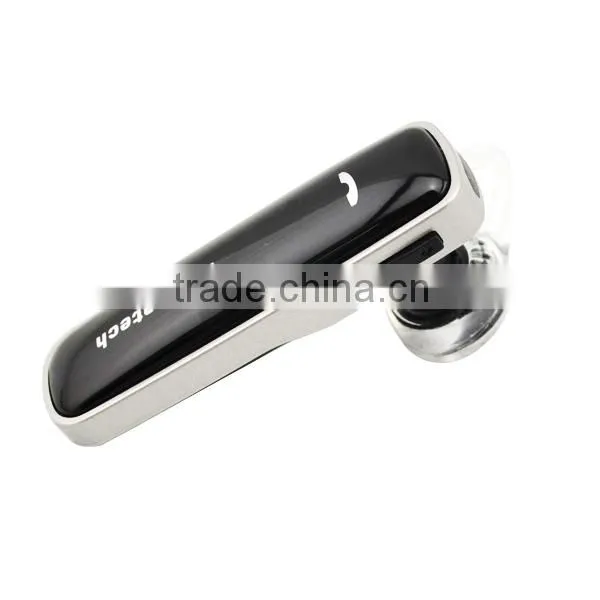 New wireless bluetooth single ear headset with micro USB charge port cheap price