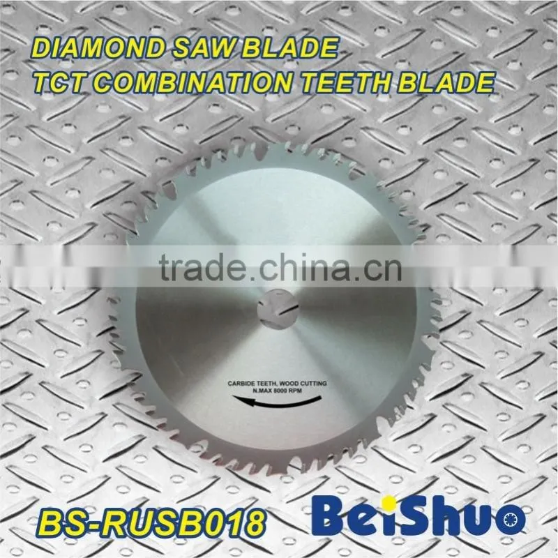 BS-RUSB018 TCT Diamond circular saw blade combination teeth blade