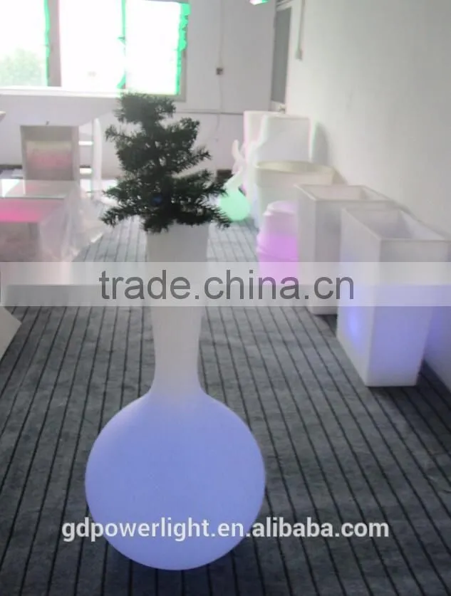 PE plastic Solar light for Flowerpot with solar LED light YXF-5210S