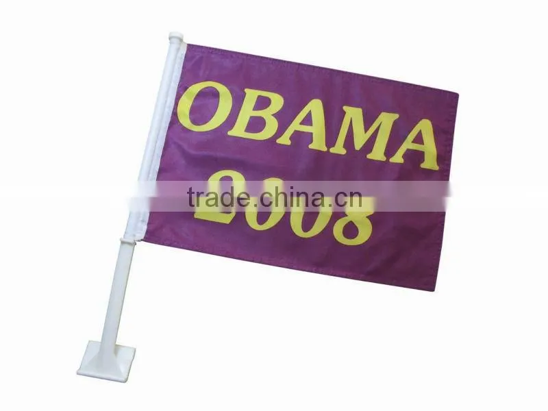 Custom Logo Design Sublimation Car Flags For Car Used