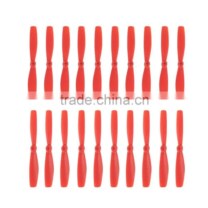 10 pairs 6045 Red Plastic Propellers with Self-locking Head