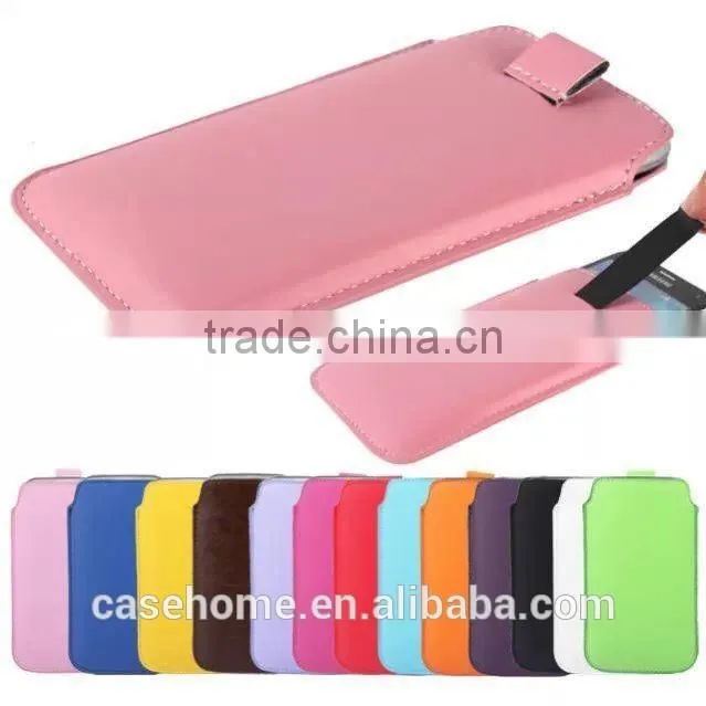 Pouch Wallet case for meizu mx4 pro back cover with PULL Cord