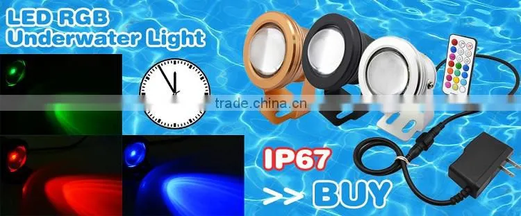 10w RGB led unique outdoor christmas underwaterl lights for swimming pool