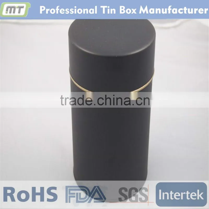 round empty can with insert lid, empty can