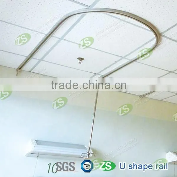 Waterproof and flame retardant polyester beautiful print hospital bed screen curtain fabric