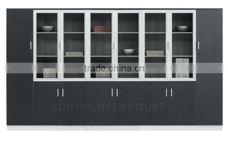 Wooden credenza office filing cabinet furniture/wood cupboard design (SZ-FCB317)