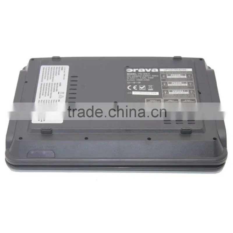 Super electronic shock resistance 7 inch lcd screen rechargable portable dvd player
