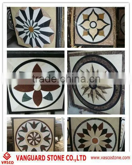 Tile floor Marble Mosaic Medallion marmor pattern