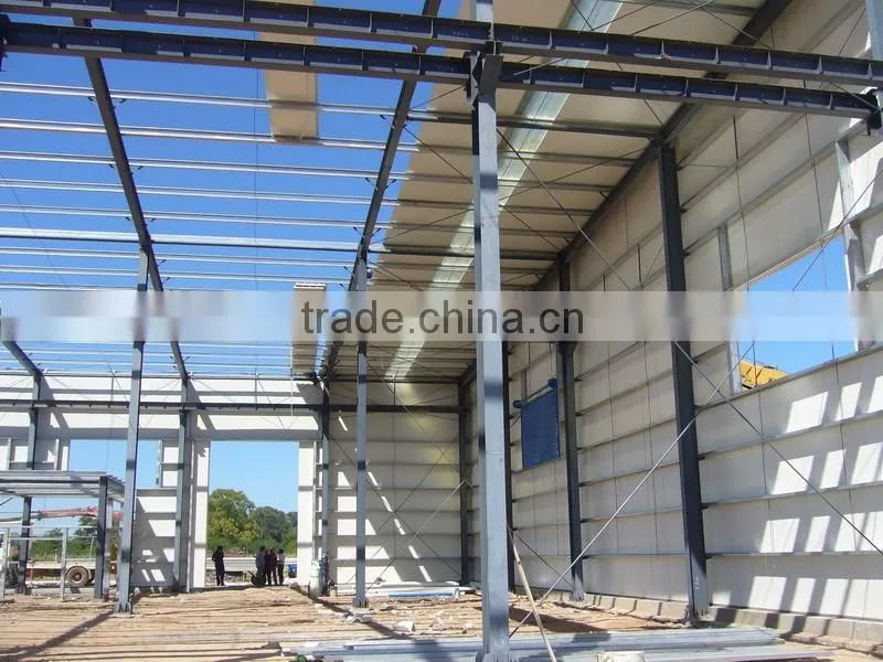 large span prefabricated high rise turnkey steel warehouse