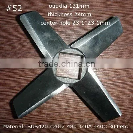 No.52 stainless steel meat mincer knife replacements
