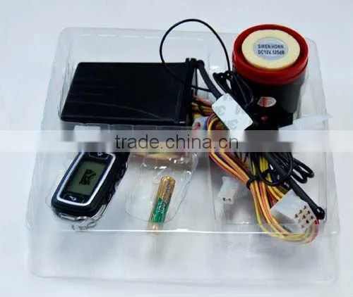 Two way motocycle alarm system,nice new remote motorcycle alarm