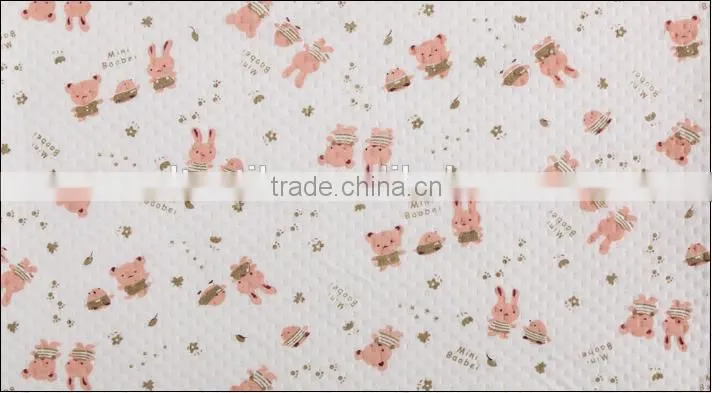 100% cotton printed knitted fabric