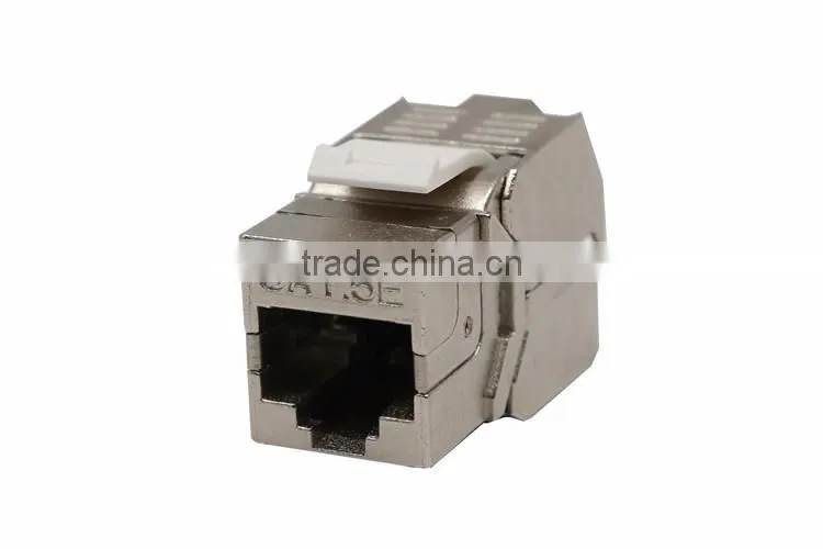 Tool less keystone jack, rj45 FTP keystone insert, cat5e keystone data jacks