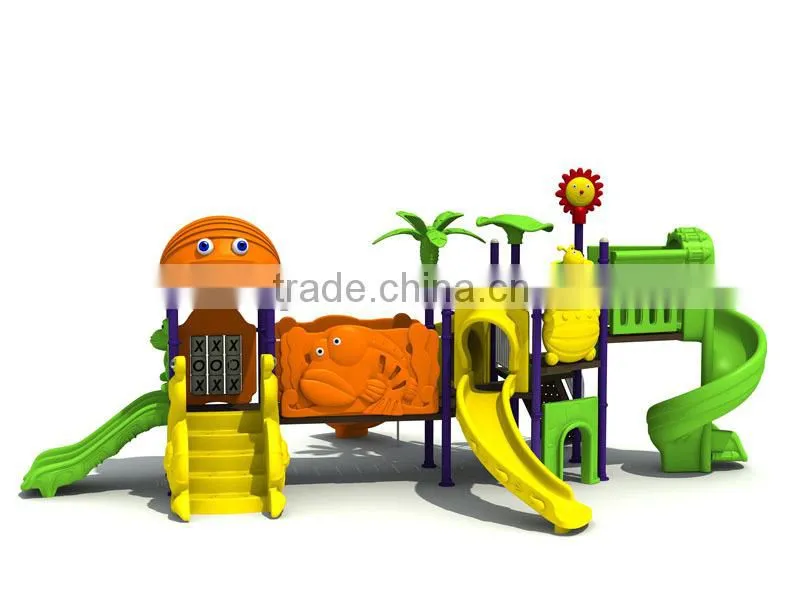 2013 Hot Style Big Outdoor Game LE.DW.003 Animal Fairyland Series Playground with TUV for play area