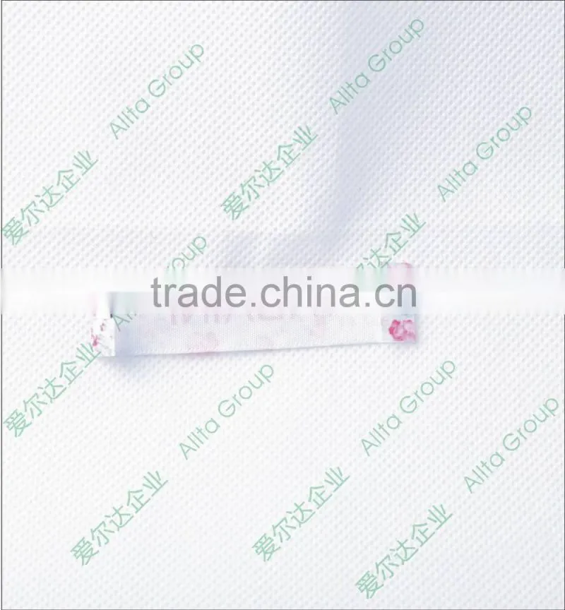 White Color Custom Printed Clothing Labels