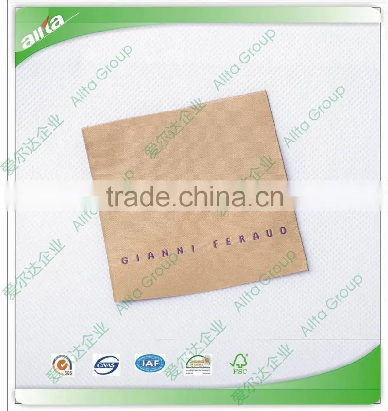 Factory directly custom woven garment brand labels