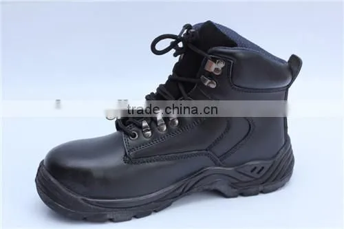 waterproof leather upper steel toe cap safety boots safety shoes 9034