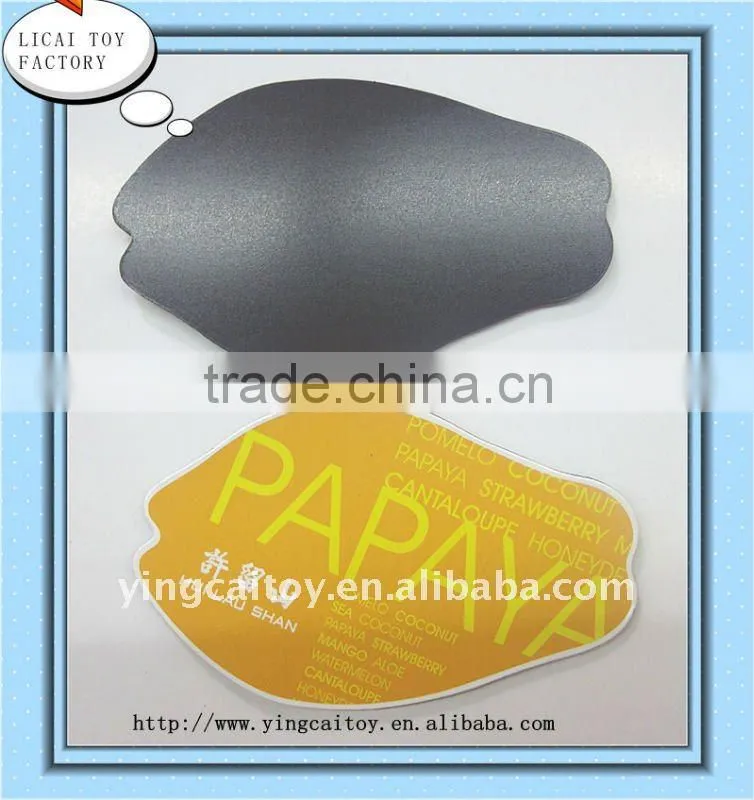 flat paper fridge magnet