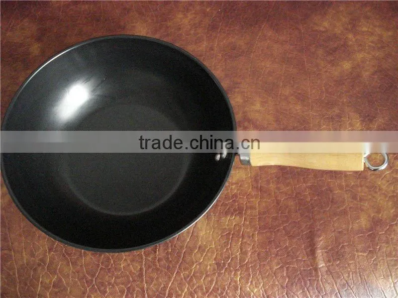 Cheap non-stick carbon steel 28cm frypan wok frying pan