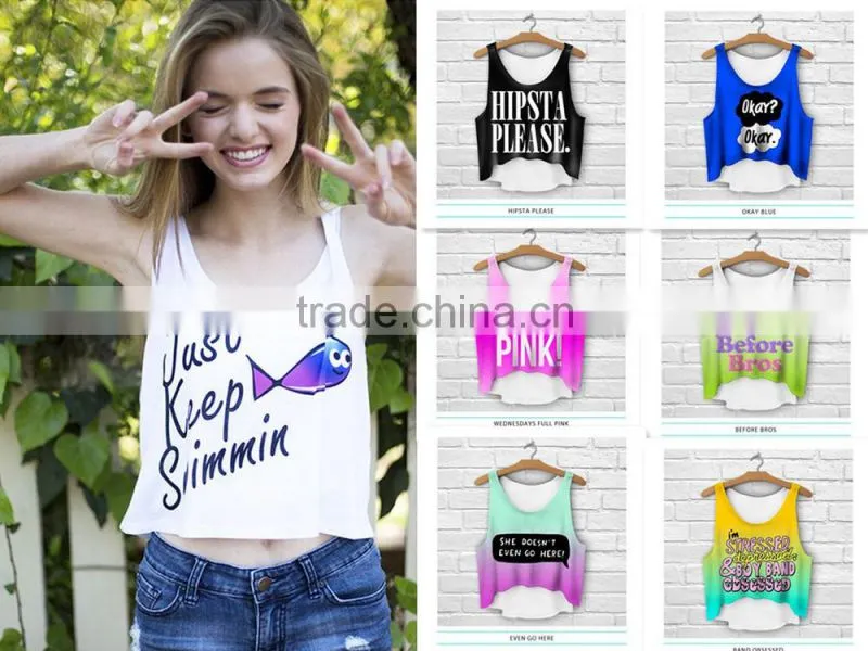 chinese supplier ready stock custom sublimation print High Quality Baseball gym tank top