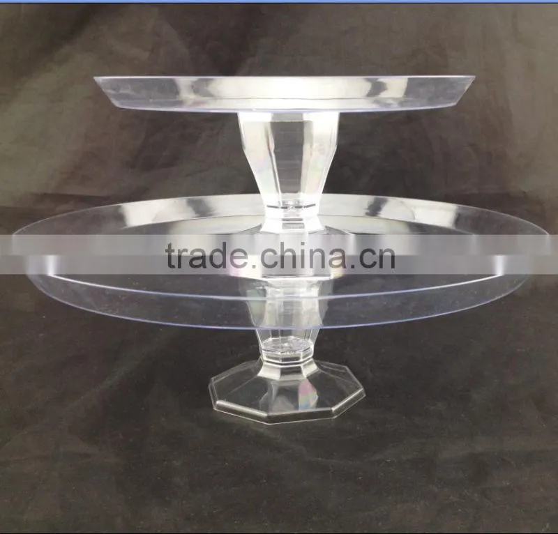 crystal dinner set stands 7'' wedding mini cake stand