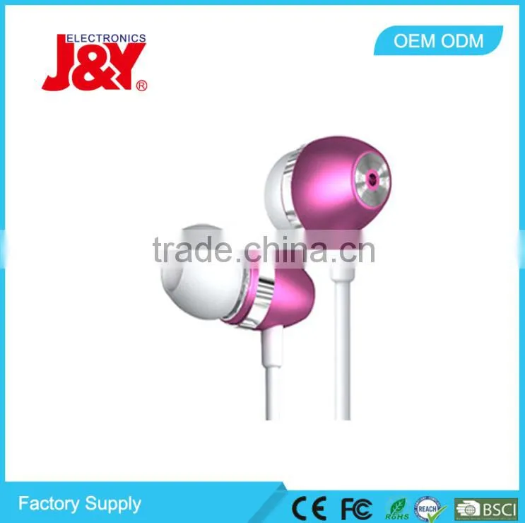 2015 NEW METAL EARPHONE IN EAR EARPHONES