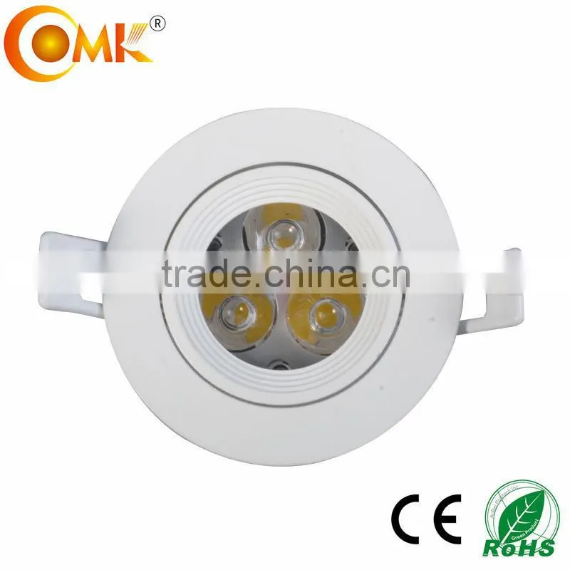recessed adjustable Downlight Led 9W 220v AC cool white 4000k
