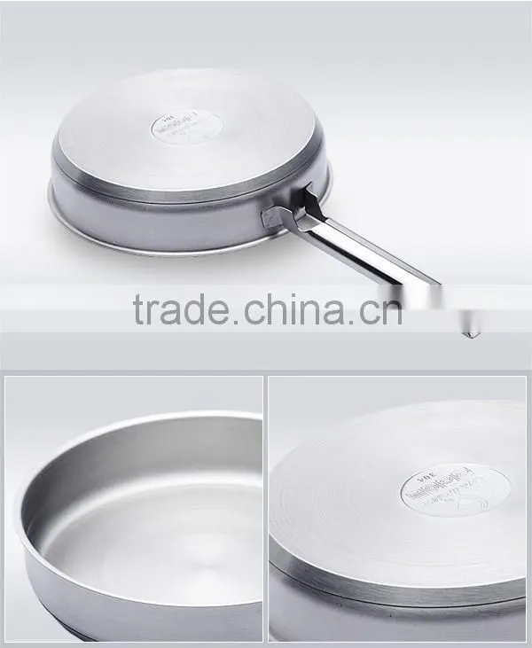 Professional Kitchen Stainless Steel Set Pan Pot Cookware Cooking 5 pieces