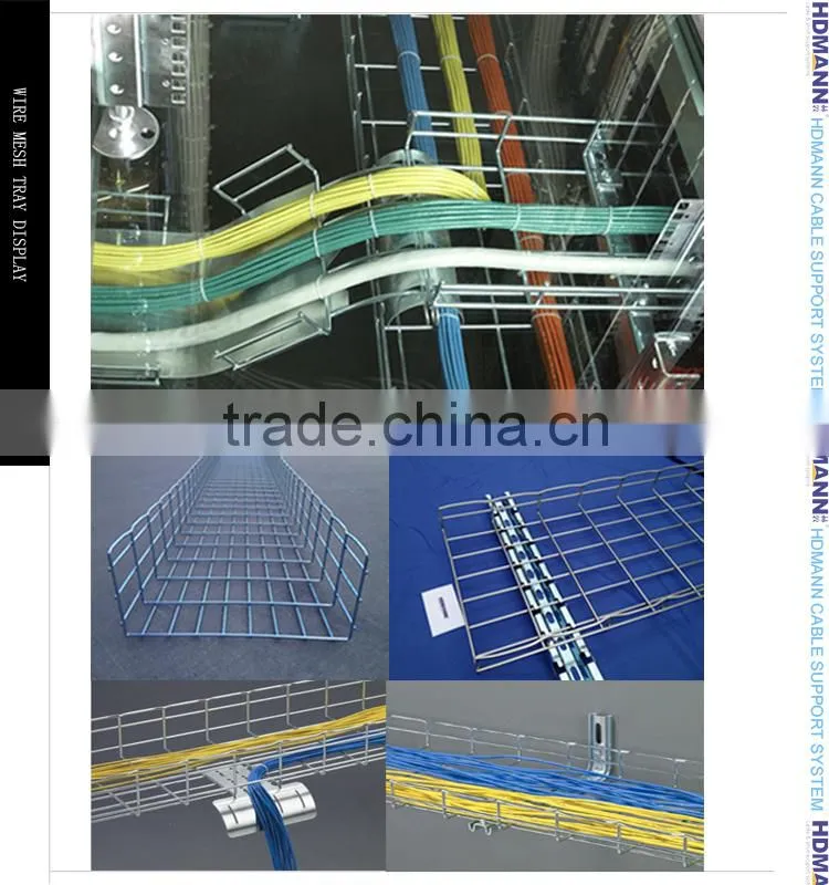 indoor cable tray electro galvanized wire mesh stainless steel trays