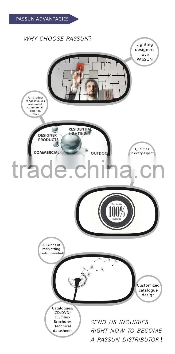 Indoor surface mounted 1w CREEchip led decorative light/led wall light