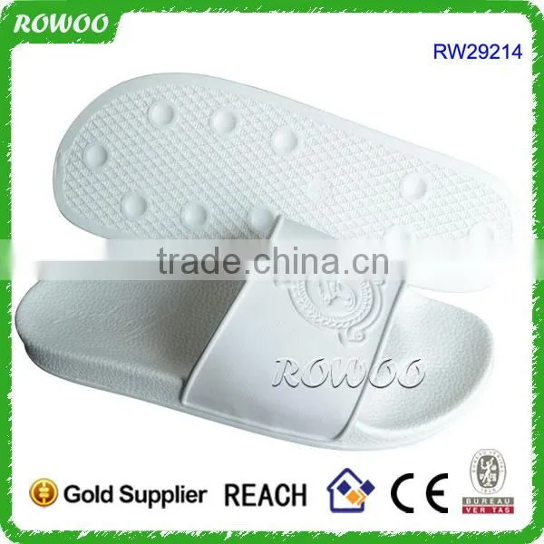 Fashion Embossed man PU slipper