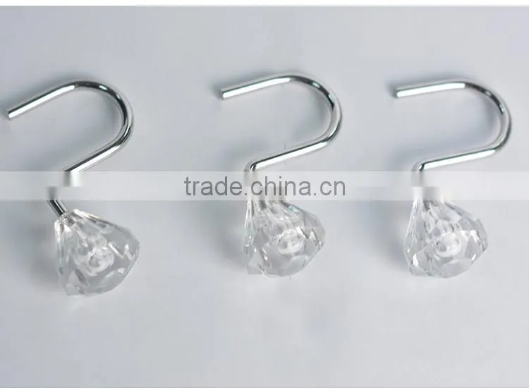 curtain hook curtain accessories/fancy curtain rod hook, curtain rod accessories, curtain pole fitting on hot sale