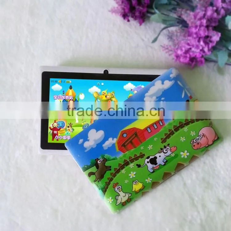 7 Inch 4.4 kids Tablet PC Quad Core Android colourful with Bluetooth GPS and WIFI