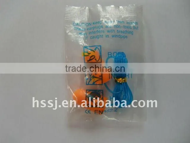 2016 ANSI soft foam bullet ear plugs factory direct supply